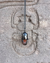 Load image into Gallery viewer, Capsule Black Pendant - Black Rhodium Plated Sterling Silver