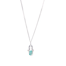 Load image into Gallery viewer, Capsule Crystal Pendant - Sterling Silver