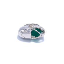 Load image into Gallery viewer, Capsule Crystal Ring - Sterling Silver