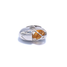 Load image into Gallery viewer, Capsule Crystal Ring - Sterling Silver