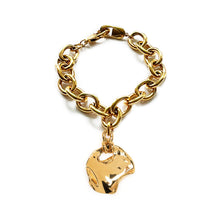 Load image into Gallery viewer, Desert Melted Coin Bracelet - 18kt Gold-Plated