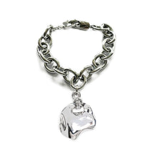 Load image into Gallery viewer, Desert Melted Coin Bracelet - silver