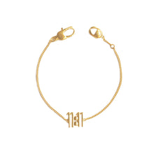 Load image into Gallery viewer, 11:11 Bracelet - 18ct Gold Vermeil - Sterling Silver Base