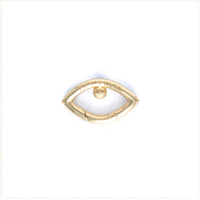 Load image into Gallery viewer, Eye Opener Pearl Phone Charm - 18kt Gold-Plated