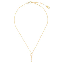 Load image into Gallery viewer, Egyptian Nefer Symbol Necklace - 24kt Gold Vermeil