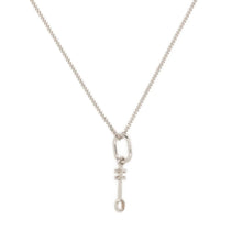 Load image into Gallery viewer, Egyptian Nefer Symbol Necklace - Sterling Silver