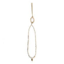 Load image into Gallery viewer, Eye Opener Pearl Phone Charm - 18kt Gold-Plated