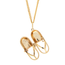 Load image into Gallery viewer, Capsule Emerald Pendant - 18kt recycled gold - made to order