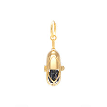Load image into Gallery viewer, Capsule Crystal Earring - 24kt Gold-Plated Sterling Silver