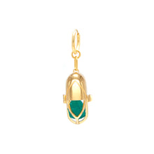 Load image into Gallery viewer, Capsule Crystal Earring - 24kt Gold-Plated Sterling Silver