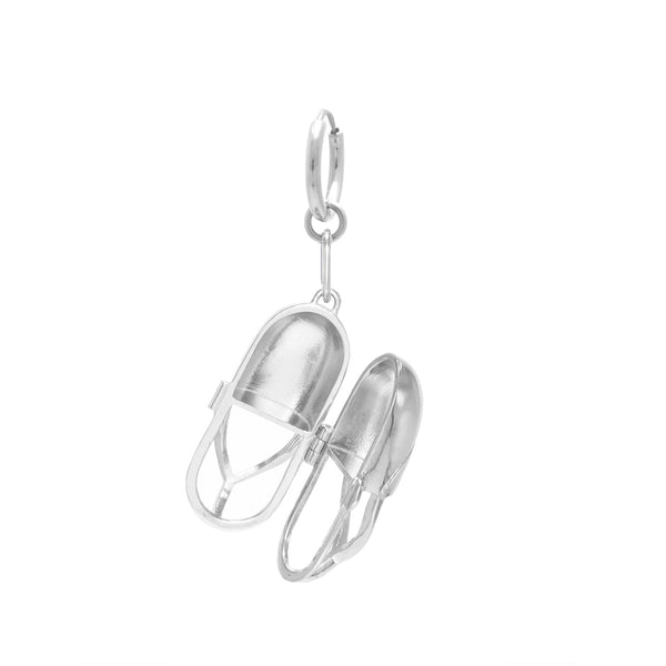 Capsule Pearl Earring - Sterling Silver