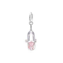 Load image into Gallery viewer, Capsule Crystal Earring - Sterling Silver