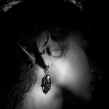 Load image into Gallery viewer, Capsule Crystal Earring - Sterling Silver