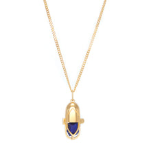 Load image into Gallery viewer, Capsule Crystal Pendant - 24ct Gold Vermeil
