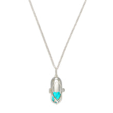 Load image into Gallery viewer, Capsule Crystal Pendant - Sterling Silver