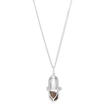 Load image into Gallery viewer, Capsule Crystal Pendant - Sterling Silver