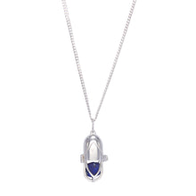 Load image into Gallery viewer, Capsule Crystal Pendant - Sterling Silver