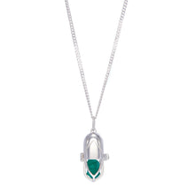 Load image into Gallery viewer, Capsule Crystal Pendant - Sterling Silver