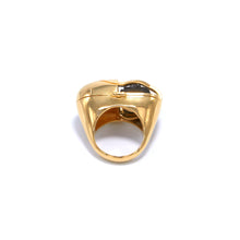 Load image into Gallery viewer, Capsule Crystal Ring - 24kt Gold Vermeil