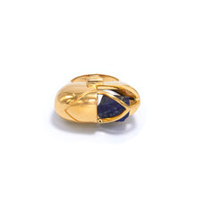 Load image into Gallery viewer, Capsule Crystal Ring - 24kt Gold Vermeil
