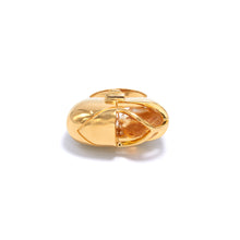 Load image into Gallery viewer, Capsule Crystal Ring - 24kt Gold Vermeil