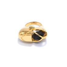 Load image into Gallery viewer, Capsule Crystal Ring - 24kt Gold Vermeil