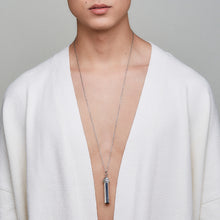 Load image into Gallery viewer, Hex Capsule Pendant - Silver