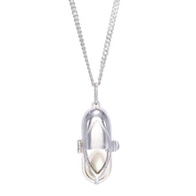 Load image into Gallery viewer, Capsule Pearl Pendant - Sterling Silver