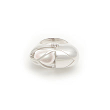 Load image into Gallery viewer, Capsule Pearl Ring - Sterling Silver
