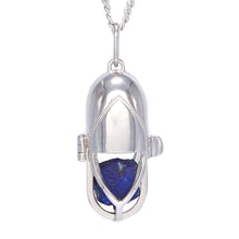 Load image into Gallery viewer, Capsule Crystal Pendant - Sterling Silver