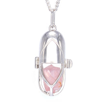 Load image into Gallery viewer, Capsule Crystal Pendant - Sterling Silver