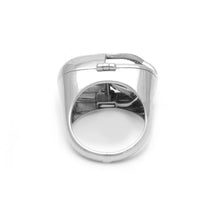 Load image into Gallery viewer, Capsule Diamond Ring - 18kt recycled white gold - made to order