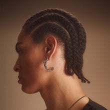 Load image into Gallery viewer, Copy of Egyptian Knot Hoops - Silver-Plated