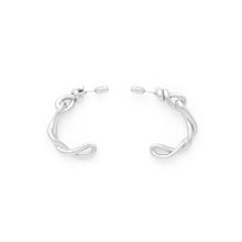 Load image into Gallery viewer, Copy of Egyptian Knot Hoops - Silver-Plated
