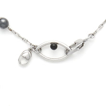 Load image into Gallery viewer, Egyptian Rosary Necklace Hematite - Sterling Silver