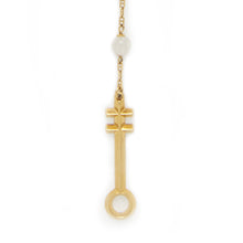 Load image into Gallery viewer, Egyptian Rosary Necklace - 18kt Gold-Plated Sterling Silver