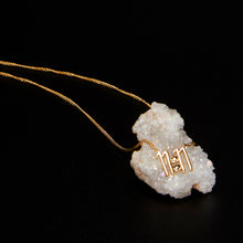 Load image into Gallery viewer, 11:11 Pendant - 18ct Gold Vermeil - Sterling Silver Base