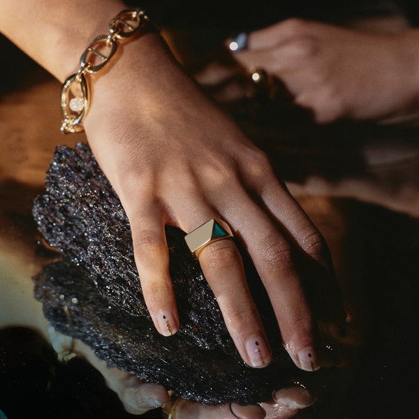 Eye Opener Capsule Link Bracelet - 18kt Gold-plated