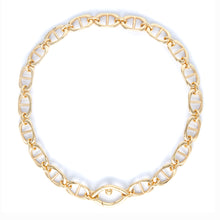 Load image into Gallery viewer, Eye Opener Capsule Link Necklace - 18kt Gold-Plated
