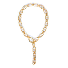 Load image into Gallery viewer, Eye Opener Capsule Link Necklace - 18kt Gold-Plated