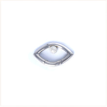 Load image into Gallery viewer, Eye Opener Chain Earrings - Silver