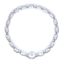 Load image into Gallery viewer, Eye Opener Capsule Link Necklace - Silver