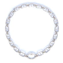 Load image into Gallery viewer, Eye Opener Capsule Link Necklace - Silver