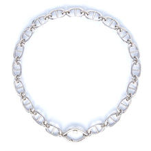 Load image into Gallery viewer, Eye Opener Capsule Link Necklace - Silver