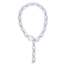 Load image into Gallery viewer, Eye Opener Capsule Link Necklace - Silver
