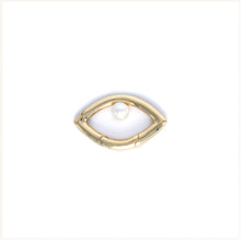 Load image into Gallery viewer, Eye Opener Chain Earrings - 18kt Gold-Plated