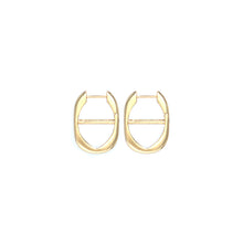 Load image into Gallery viewer, Eye Opener Chain Earrings - 18kt Gold-Plated
