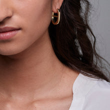 Load image into Gallery viewer, Eye Opener Chain Earrings - 18kt Gold-Plated