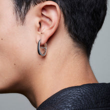 Load image into Gallery viewer, Eye Opener Chain Single Earring - Silver