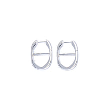 Load image into Gallery viewer, Eye Opener Chain Earrings - Silver